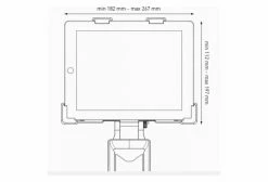 TACX Support Guidon Pour Tablette -Hometrainers, Entraînement Soldes unnamed file 227