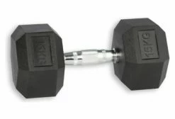 Gorilla Grip Haltère Hexagonale GorillaGrip Hex Dumbbell 15kg Noir