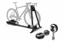 Home Trainer Wahoo Fitness Kickr Rollr SmarTrainer + Pédales Powrlink Zero Left Side