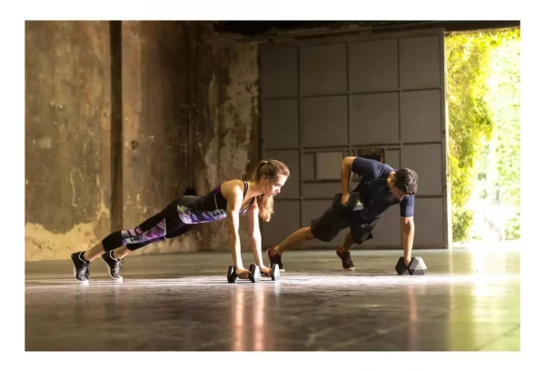 Haltère Hexagonale Domyos Dumbbell 22.5kg 5 Haltère Hexagonale Domyos Dumbbell 22.5kg – Image 5