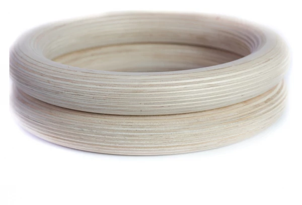 Anneaux En Bois Avec Strap Gorilla Grip Ring 32 Mm (Paire) 2 Anneaux En Bois Avec Strap Gorilla Grip Ring 32 Mm (Paire) – Image 2