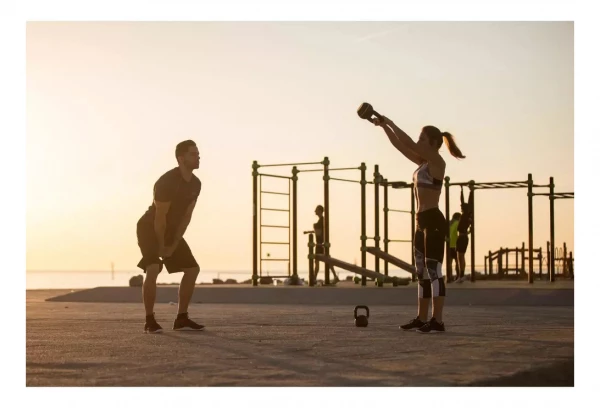 Kettlebell Domyos 6kg Noir/Bleu 6 Kettlebell Domyos 6kg Noir/Bleu – Image 6